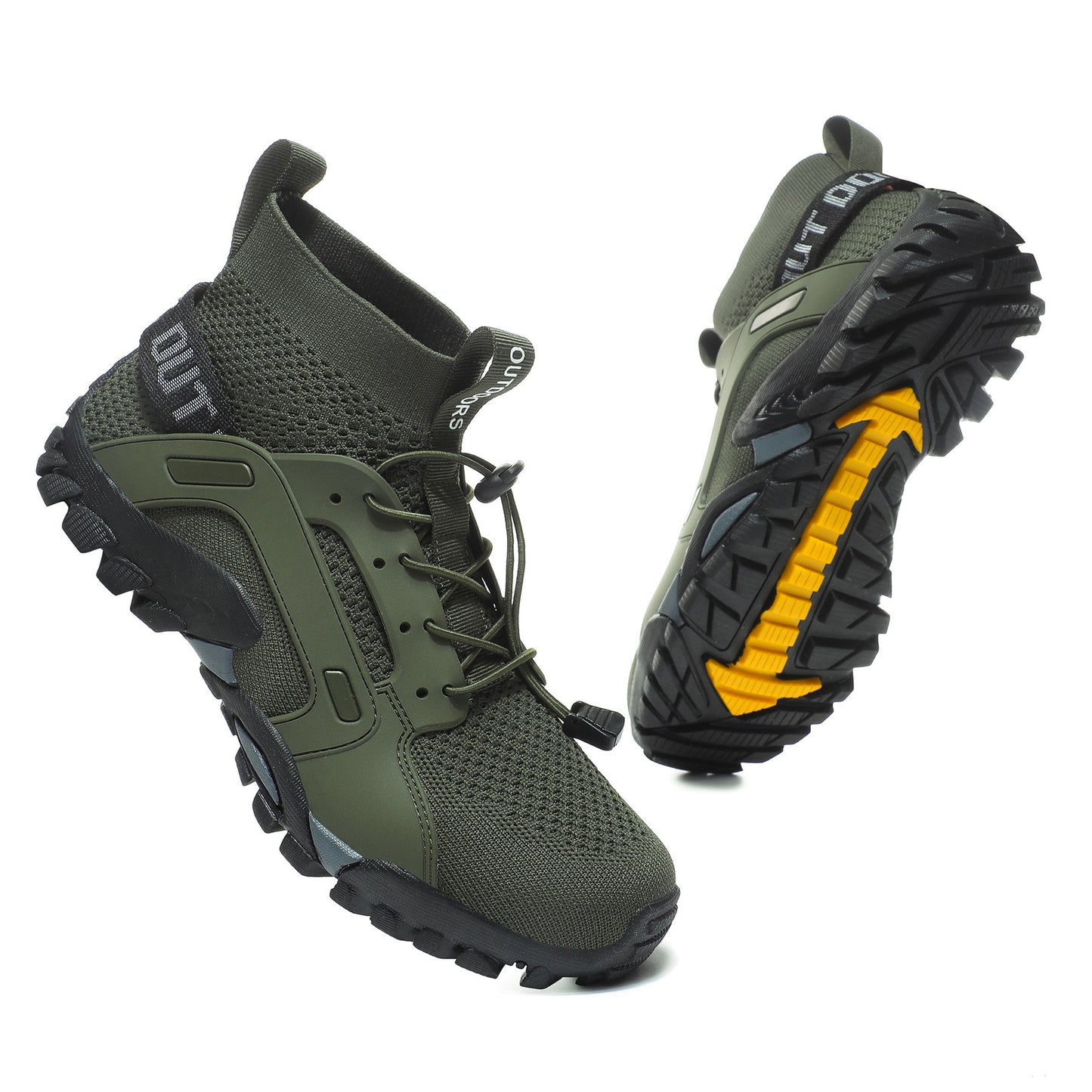Chaussures d'alpinisme et de randonnée pour hommes, grandes tailles
- Outdoor Mountaineering Shoes Men's Large Size Hiking Shoes
