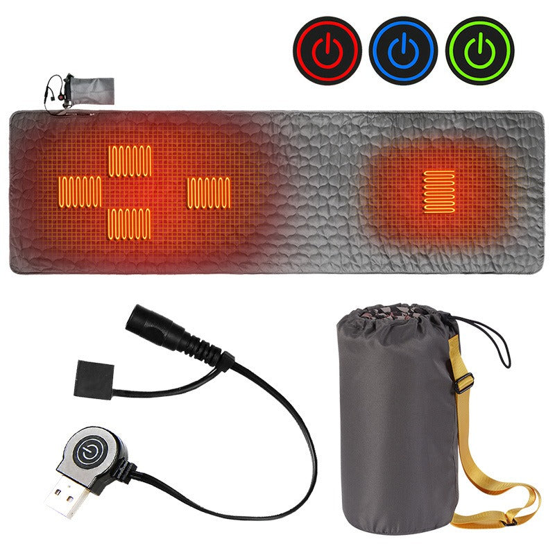 Coussin chauffant portable intelligent pour camping, nouveau modèle, charge USB
- Winter Smart Charging Portable Heating Camping Thermal Pad, USB charge