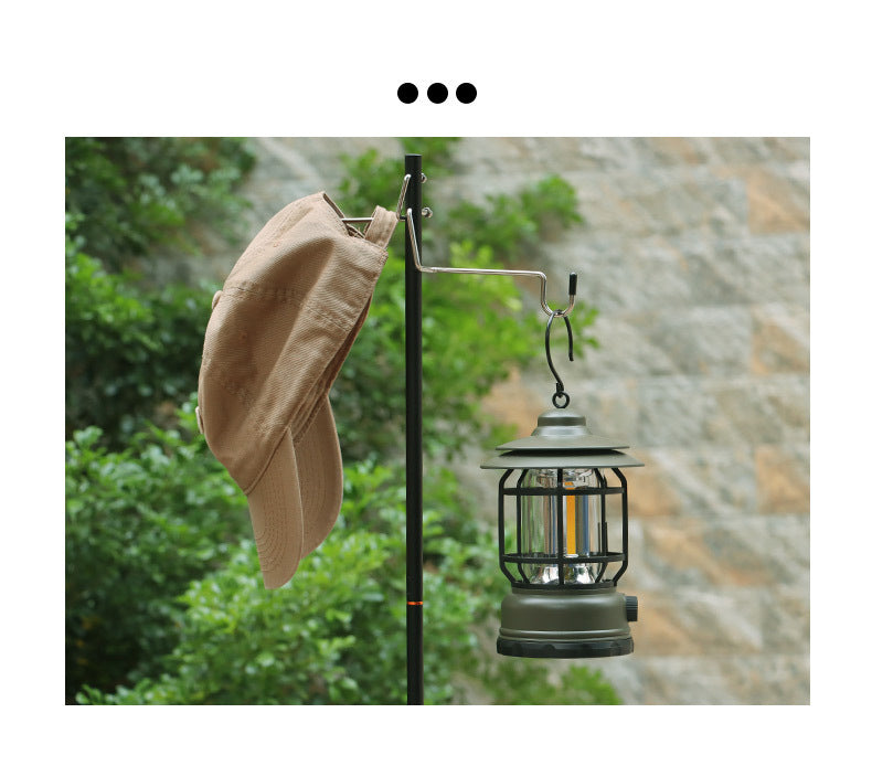 Support de lanterne léger en alliage d'aluminium avec sac de rangement, pour l'extérieur
- Lightweight Aluminum Alloy Holder Lantern Stand with Storage Bag, Outdoor