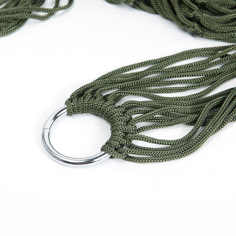 Hamac en nylon maillé pour une personne
- Single-Person Mesh Nylon Hammock