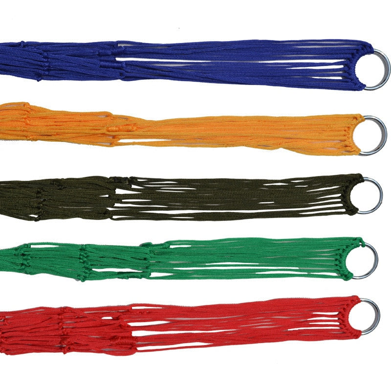 Hamac en nylon maillé pour une personne
- Single-Person Mesh Nylon Hammock