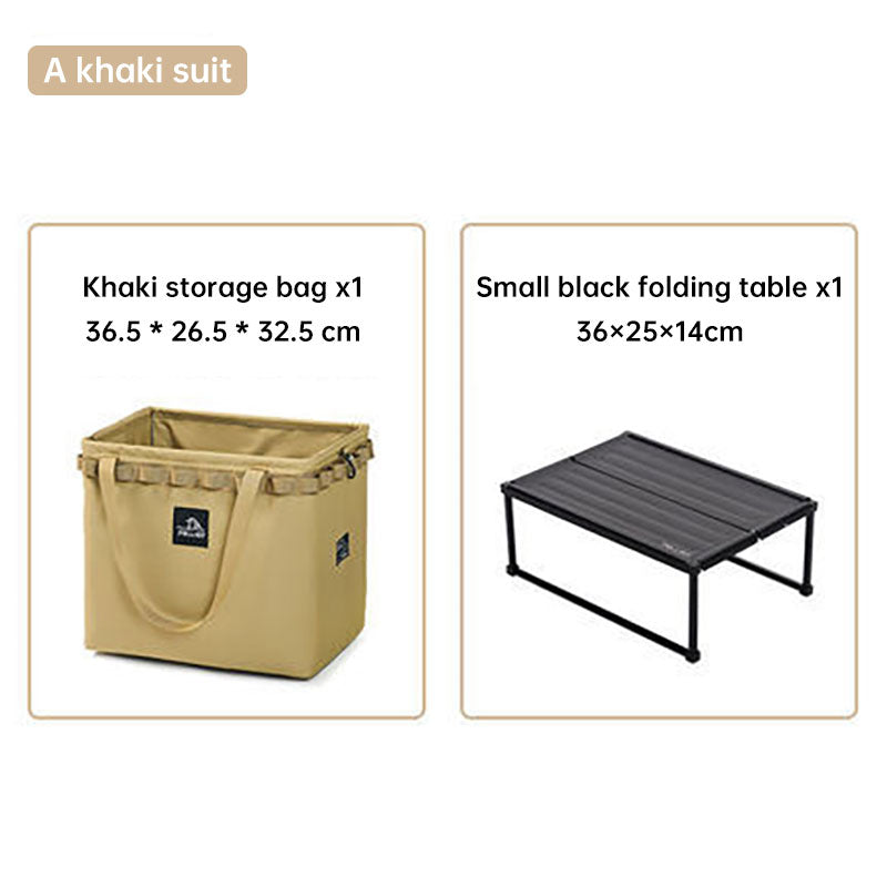 Sac de rangement pliable portable pour camping en plein air, équipement, tente, couverts de camping, boîte de rangement carrée
- Outdoor Camping Portable Folding Storage Bag Equipment Tent Camping Cutlery Square Organizer Box