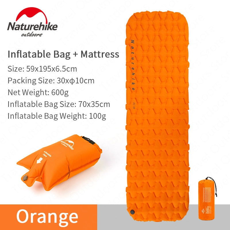 Naturehike, Matelas de Camping Gonflable, Ultra-Léger
- Naturehike, Ultralight Inflatable Camping Mattress