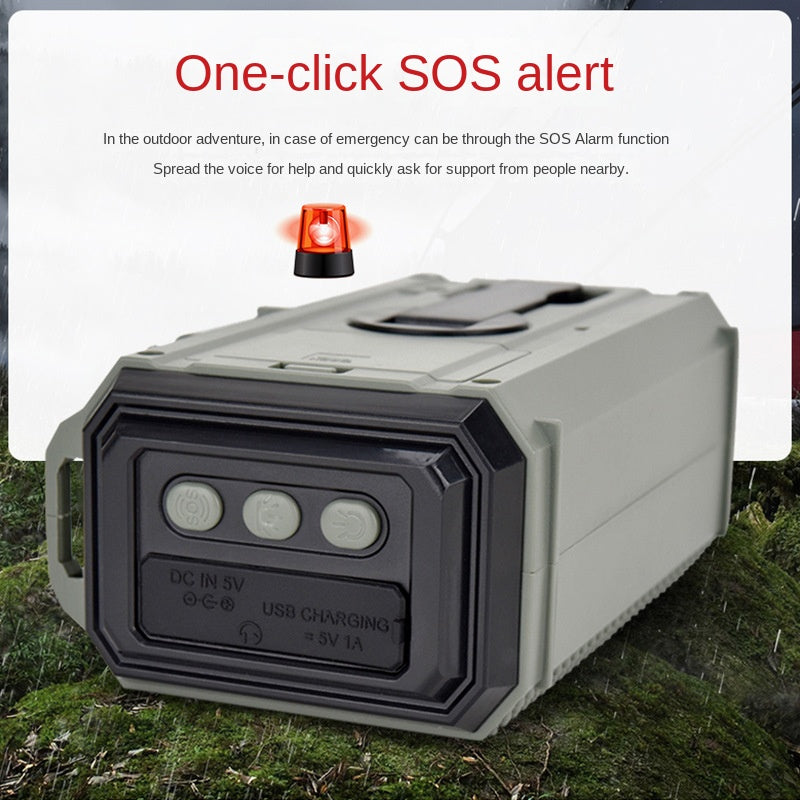 Prévention des catastrophes et urgences par radio, radio pleine bande, recharge solaire, éclairage mobile
- Radio disaster prevention and emergency full band radio solar charging lighting mobile