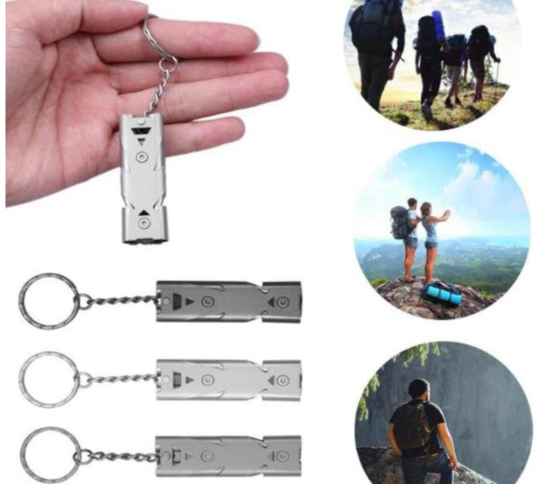 Sifflet de survie en acier inoxydable pour l'extérieur 150 dB
-150db Stainless Steel Outdoor Survival Whistle