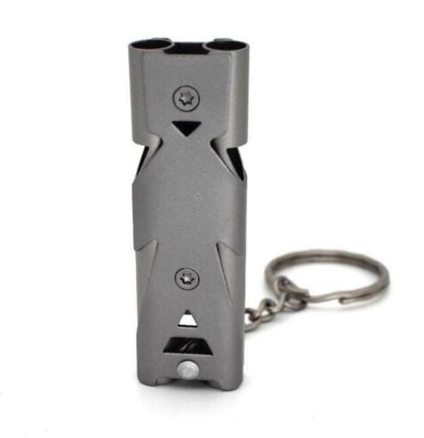 Sifflet de survie en acier inoxydable pour l'extérieur 150 dB
-150db Stainless Steel Outdoor Survival Whistle