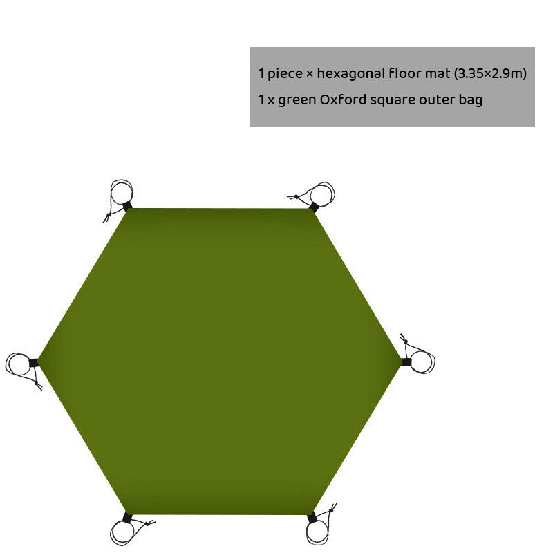 Tapis de tente de camping en plein air, tapis surdimensionné, tissu Oxford, imperméable, résistant à l'humidité
- Outdoor Camping Tent Mat, Oversized Mat, Oxford Cloth, Waterproof, Moisture-Resistant