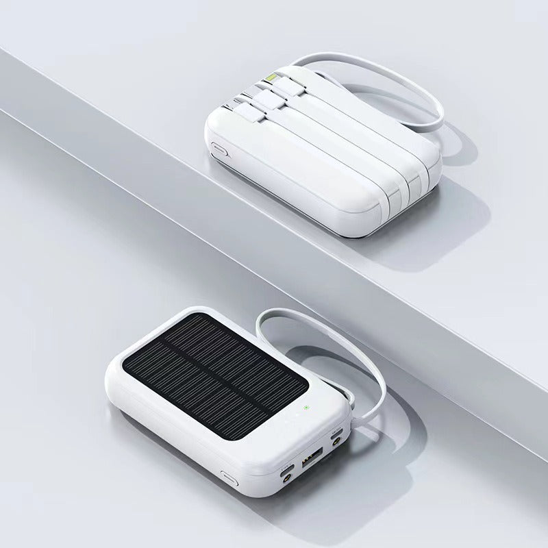 La mini banque d'alimentation solaire avec une alimentation mobile portable de grande capacité de 20 000 mAh
- Mini solar power bank comes with a 20000mAh, portable large capacity mobile power supply