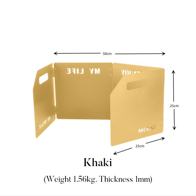 Pare-vent pour poêle d'extérieur, pare-vent de camping, plaque de protection,poêle à gaz pliable,petit feu de camp
-Outdoor stove enclosure wind shield camping wind shield shielding plate cassette stove folding gas stove stove wind shield, fire camp