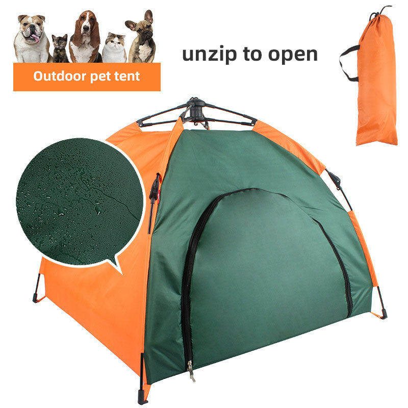 Tente d'extérieur pour animaux de compagnie, niche pliable automatique pour chat et chien, résistante à la pluie et au soleil
- Outdoor Pet Tent Automatic Foldable Cat House Dog Kennel Rain Proof and Sun Proof
