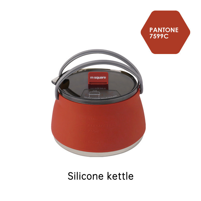 Nouvelle bouilloire pliable portable en silicone pour camping, pot pliable compressible pour l'extérieur
- New Camping Portable Silicone Folding Kettle Outdoor Compressible Folding Pot