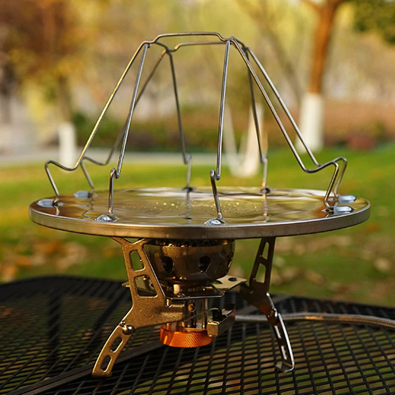 Grille-pain Pliable et Portable en Acier Inoxydable pour Camping en Plein Air, Survie, Multi-Usages, pour Poêle à Propane, Feu de Camp
- Simple Folding,Portable Stainless Steel Toast Rack Outdoor Camping, Survival,Multi-Purpose