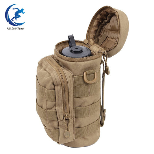 Pochette pour bouteille d'eau d'extérieur, étui tactique militaire, poches multifonctions, équipement EDC, camping, randonnée,survie
-Outdoor Water Bottle Pouch Military Tactical Molle Kettle Case Multifunction Pockets EDC Gear Camping Hiking,Survival