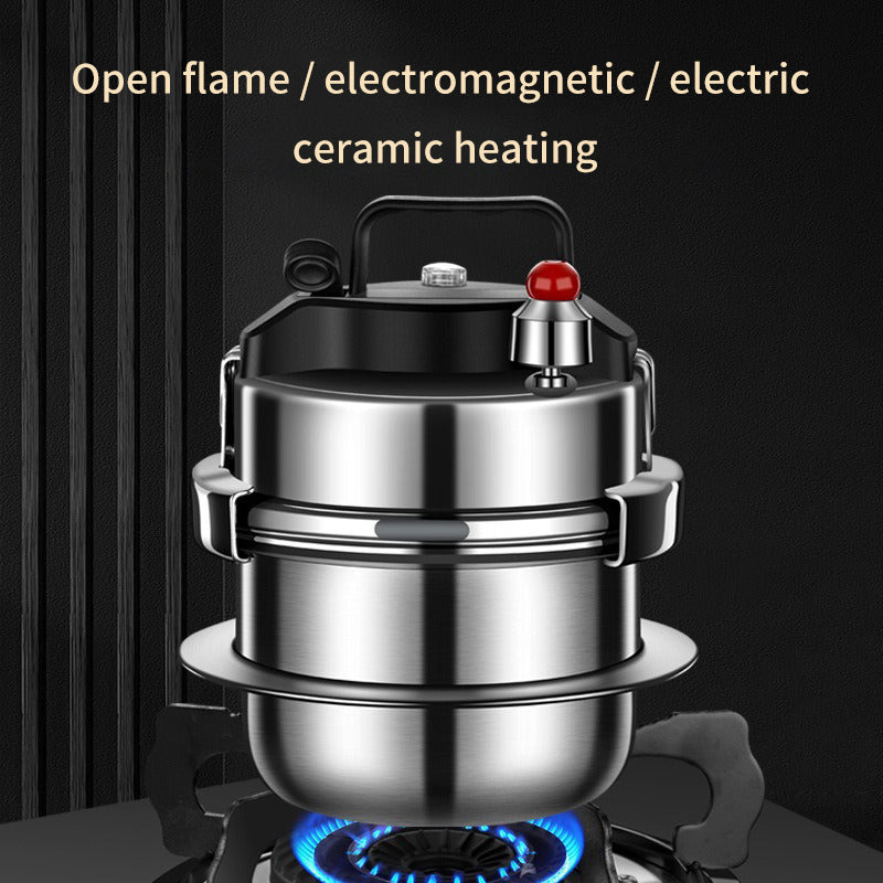 Mini Autocuiseur en acier inoxydable 304 autocuiseur micro-autocuiseur portable extérieur. Camping,Randonnée,Survie
- 304 stainless steel pressure cooker outdoor portable micro pressure cooker mini pressure cooker. Camping, Survivor