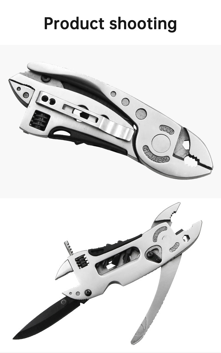 Pince de camping,plein air, pince à outils polyvalente, combinaison d'outils
- Outdoor camping pliers, multi-purpose tool pliers, outdoor wrench tool combination