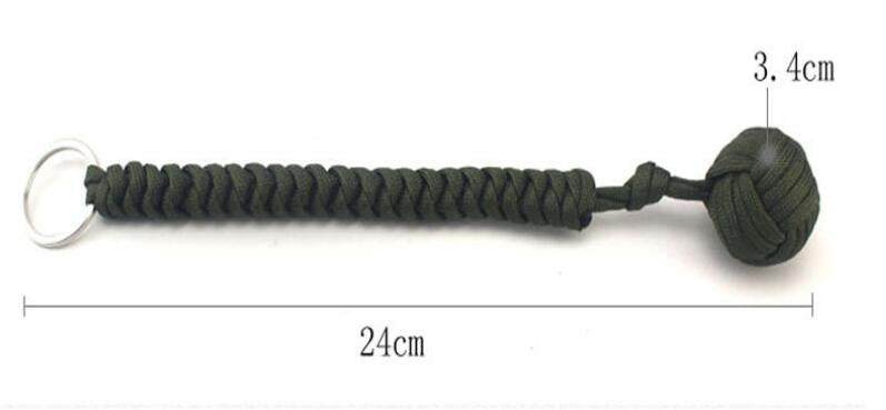 Porte-clés de survie avec cordon d'autodéfense
-Self Defense Lanyard Survival Keychain