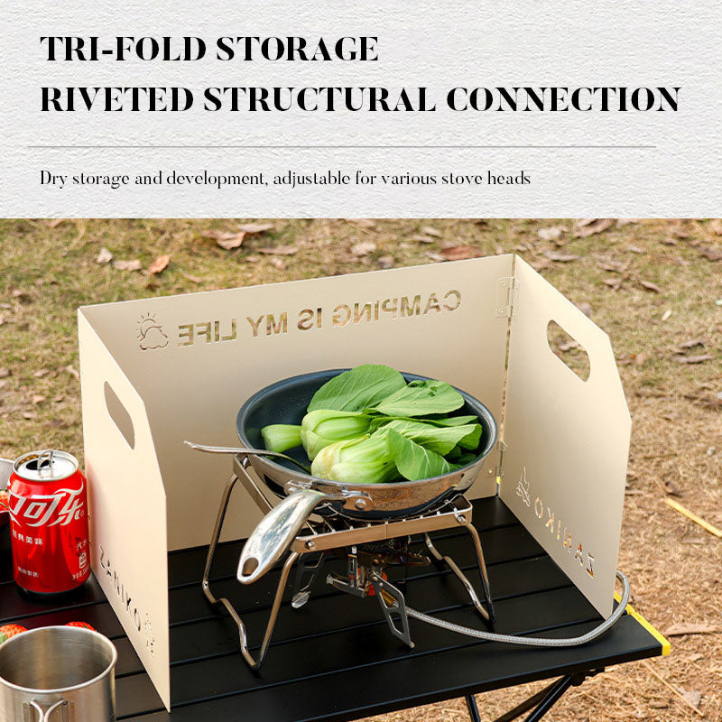 Pare-vent pour poêle d'extérieur, pare-vent de camping, plaque de protection,poêle à gaz pliable,petit feu de camp
-Outdoor stove enclosure wind shield camping wind shield shielding plate cassette stove folding gas stove stove wind shield, fire camp