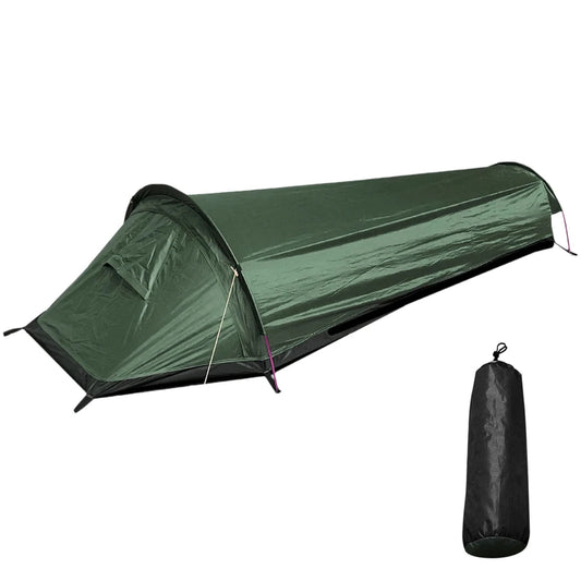 Tente de camping pour une personne, ultralégère, compacte,tente de randonnée étanche, housse de randonnée                           -Camping Single Person Tent Ultralight Compact Outdoor Waterproof Backpacking Tent Cover Hiking
