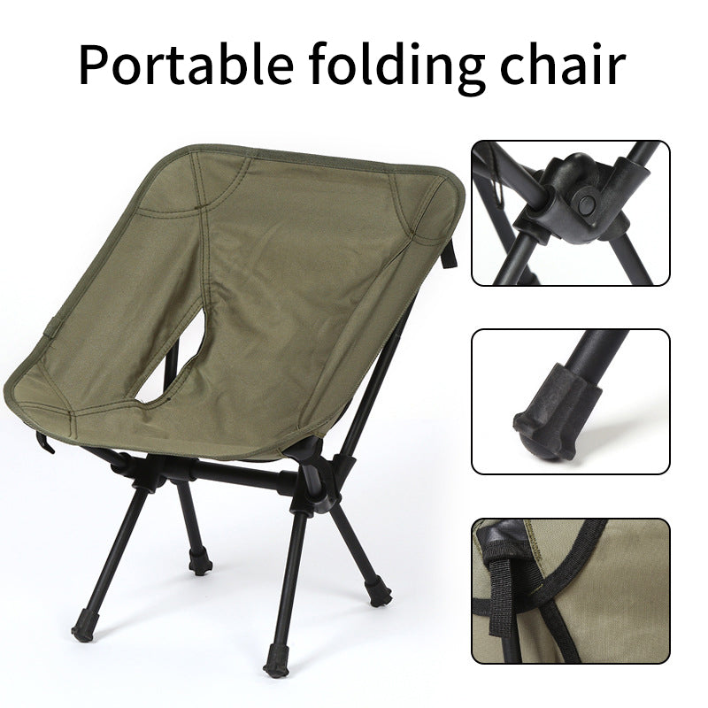 Chaise Pliante de Camping,de Plein Air, Super Légère Chaise de pêche Chaise de camping et de loisirs. 
-Outdoor Camping Folding Chair Simple Super Light Chair Fishing Chair Camping Leisure Chair.