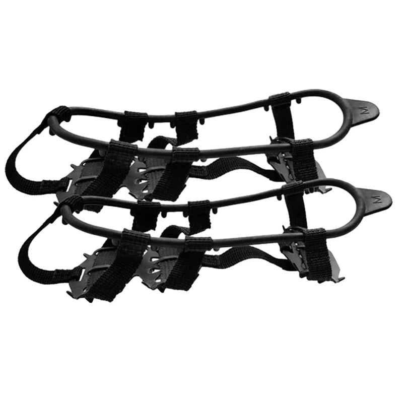 Crampons antidérapants à 24 dents pour chaussures à glace
- 24 Teeth Ice Grips Anti-Slip Ice Claws Winter Gripper Shoe Covers