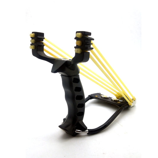 Lance-pierre puissant avec repose-poignet Lance-pierre de survie en matériau entièrement métallique Lance-pierre robuste de grande taille
- Powerful slingshot with wrist rest Survival hunting all-metal material sling shot heavy-duty large slingshot