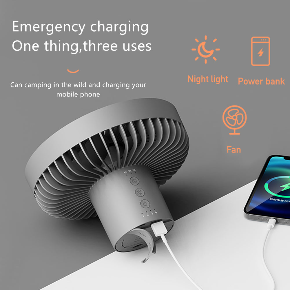 Ventilateur d'extérieur à trépied, petite lampe de plafond portable pour tente de camping, chargement USB sans fil
-Tripod Outdoor Fan, Portable Camping Tent Small Ceiling Fan Lamp Wireless USB Charging