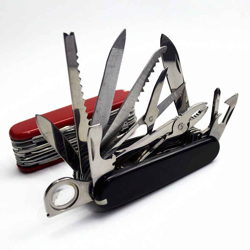 Couteau de camping pliant multifonctionnel, outil combiné long, pince, manche en bois rétro, multi-usages.
-Multi Functional Folding Camping knife Long Combination Tool Pliers Retro Wooden Handle Multi-Purpose.