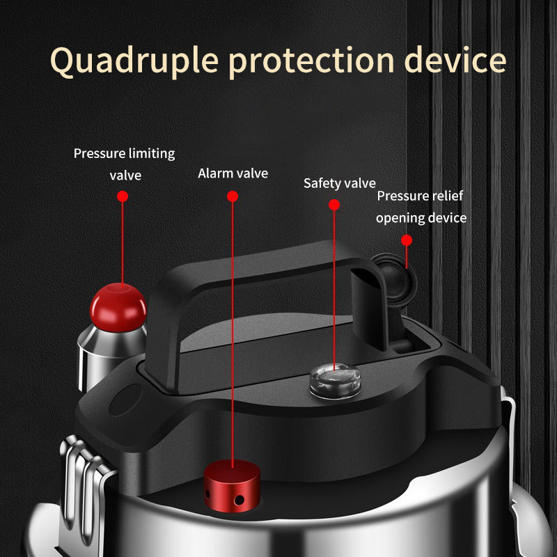 Mini Autocuiseur en acier inoxydable 304 autocuiseur micro-autocuiseur portable extérieur. Camping,Randonnée,Survie
- 304 stainless steel pressure cooker outdoor portable micro pressure cooker mini pressure cooker. Camping, Survivor