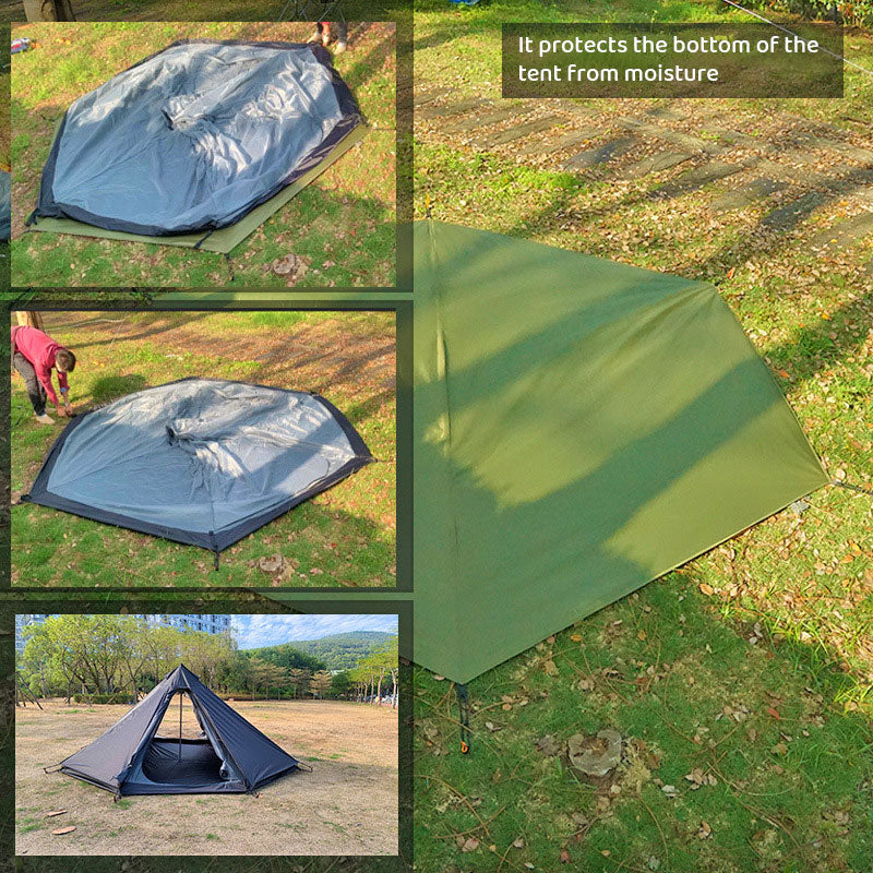 Tapis de tente de camping en plein air, tapis surdimensionné, tissu Oxford, imperméable, résistant à l'humidité
- Outdoor Camping Tent Mat, Oversized Mat, Oxford Cloth, Waterproof, Moisture-Resistant