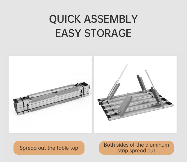 Mini table de pique-nique de camping pliable et ultralégère en aluminium, pliable.
- Black Lightweight Portable Folding Ultralight Roll Up Mini Aluminum Picnic,Camping Table.