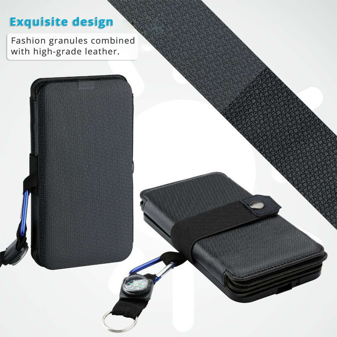 Chargeur solaire portable pliable Lerranc 10 W, sortie USB 5 V 2,1 A
- Lerranc Portable Folding 10W Solar Panels Charger 5V 2.1A USB Output