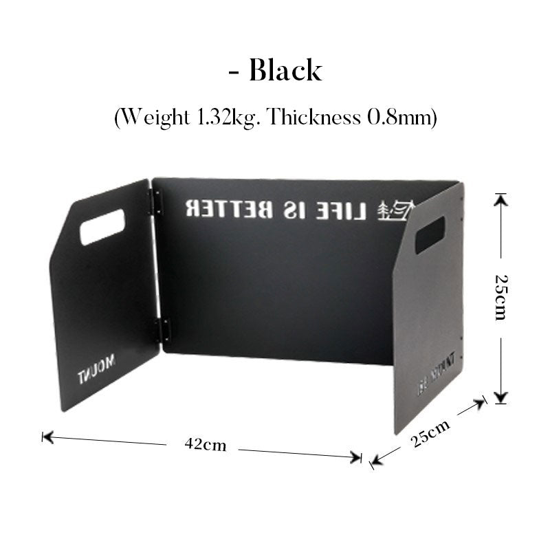 Pare-vent pour poêle d'extérieur, pare-vent de camping, plaque de protection,poêle à gaz pliable,petit feu de camp
-Outdoor stove enclosure wind shield camping wind shield shielding plate cassette stove folding gas stove stove wind shield, fire camp