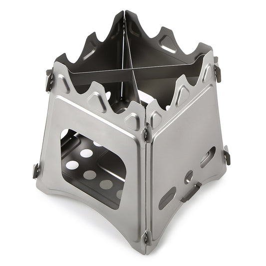 Poêle à Bois Pliable en Acier Inoxydable pour Camping en Plein Air, Pique-Nique, Survie
- Folding Stainless Steel  Wood Stove for Outdoor Camping Cooking BBQ Picnic
