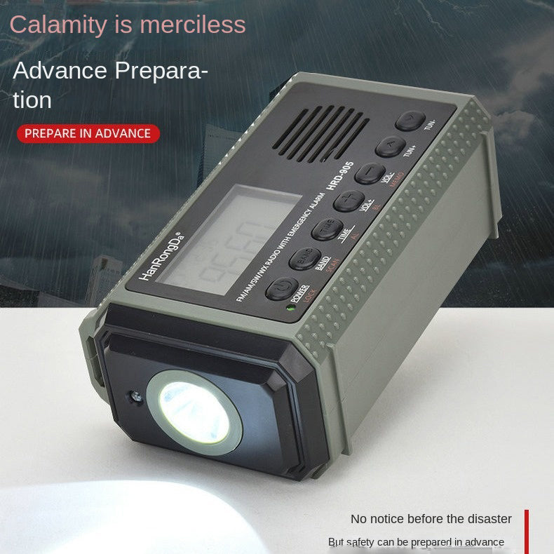 Prévention des catastrophes et urgences par radio, radio pleine bande, recharge solaire, éclairage mobile
- Radio disaster prevention and emergency full band radio solar charging lighting mobile