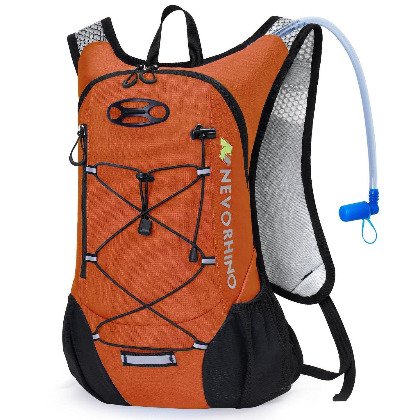 Sac de sport à réservoir d’eau d’une capacité de 12L. Sac de 2L inclus. Bon pour tout type d’activités. 

-Sports bag with 12L water reservoir. 2L bag included. Good for all types of activities.