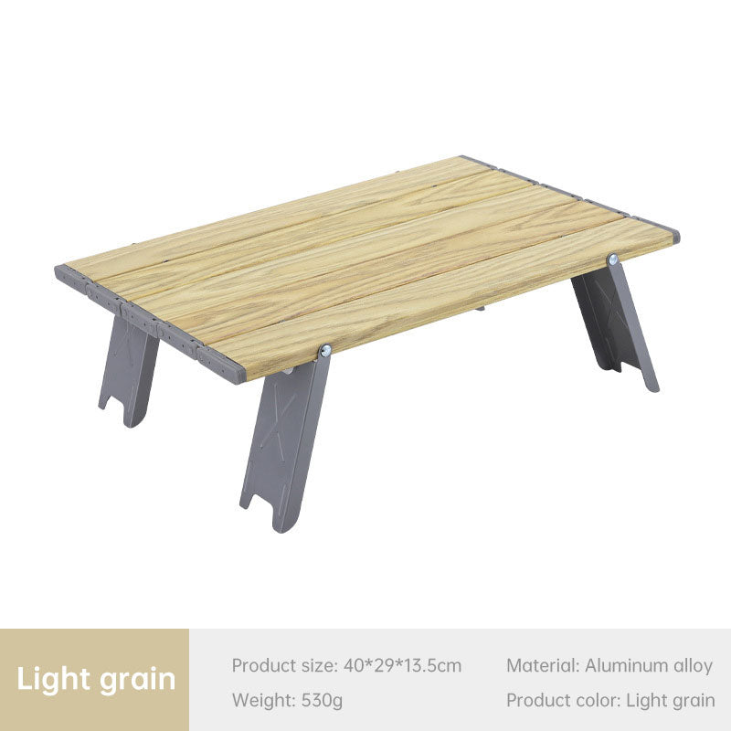 Mini table de pique-nique de camping pliable et ultralégère en aluminium, pliable.
- Black Lightweight Portable Folding Ultralight Roll Up Mini Aluminum Picnic,Camping Table.