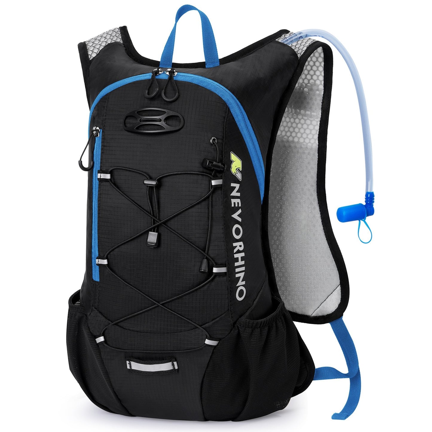 Sac de sport à réservoir d’eau d’une capacité de 12L. Sac de 2L inclus. Bon pour tout type d’activités. 

-Sports bag with 12L water reservoir. 2L bag included. Good for all types of activities.