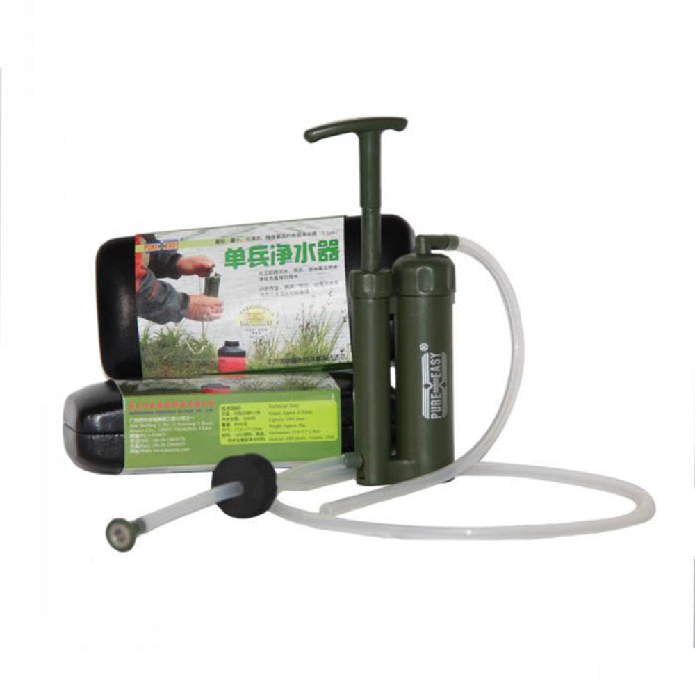 Filtre purificateur d'eau pour randonnée en plein air, camping, survie
- Outdoor Hiking Camping Survival Water Filter Purifier