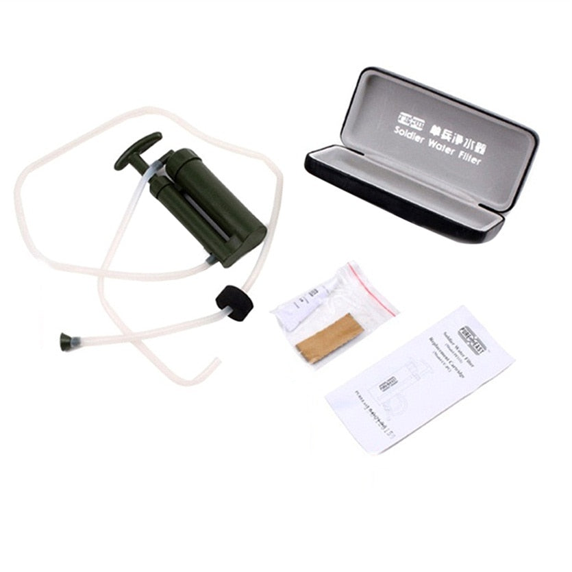 Filtre purificateur d'eau pour randonnée en plein air, camping, survie
- Outdoor Hiking Camping Survival Water Filter Purifier