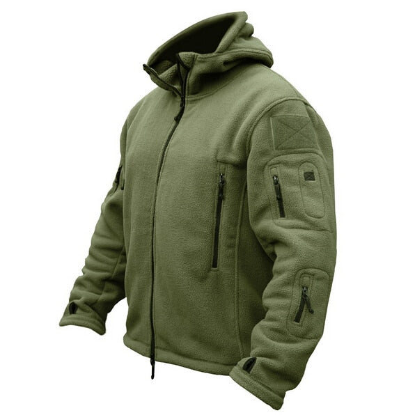 Veste tactique militaire en polaire pour homme, veste softshell polaire thermique à capuche, vêtements d'extérieur, vêtements militaires
- Military Man Fleece Tactical Softshell Jacket Polartec Thermal Polar Hooded Outerwear Coat Army Clothes