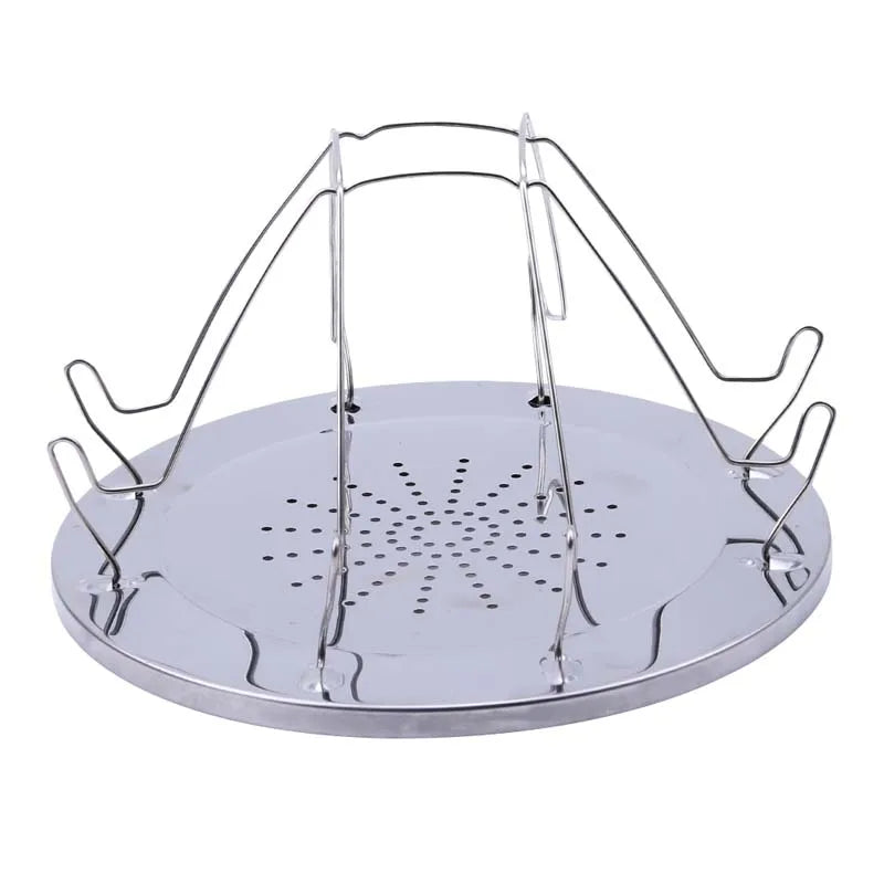 Grille-pain Pliable et Portable en Acier Inoxydable pour Camping en Plein Air, Survie, Multi-Usages, pour Poêle à Propane, Feu de Camp
- Simple Folding,Portable Stainless Steel Toast Rack Outdoor Camping, Survival,Multi-Purpose