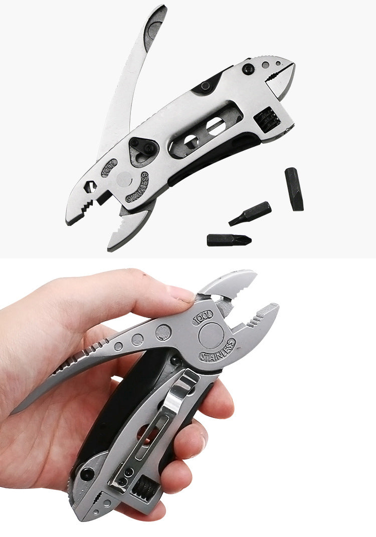 Pince de camping,plein air, pince à outils polyvalente, combinaison d'outils
- Outdoor camping pliers, multi-purpose tool pliers, outdoor wrench tool combination