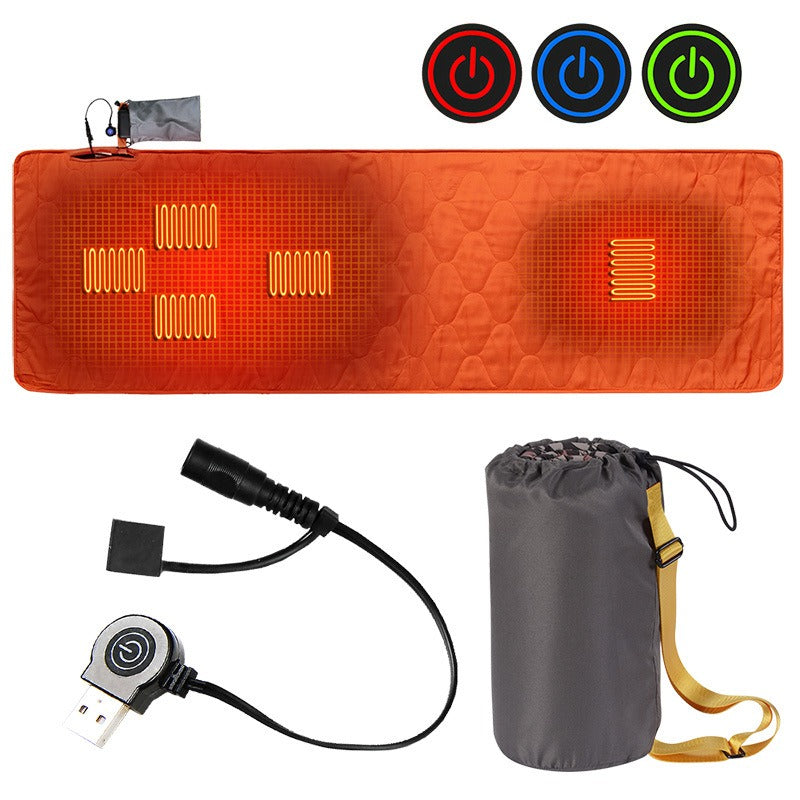 Coussin chauffant portable intelligent pour camping, nouveau modèle, charge USB
- Winter Smart Charging Portable Heating  Camping Thermal Pad, USB charge