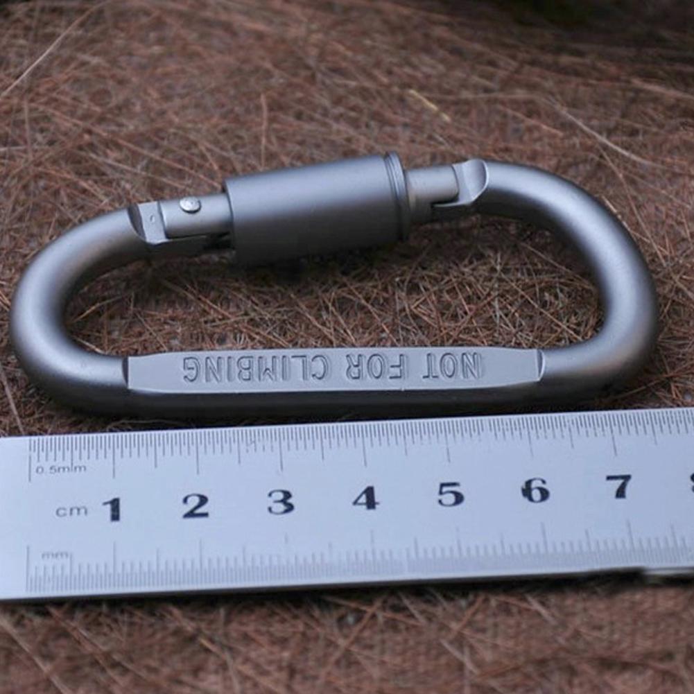 Kit 6 pièces/lot équipement de camping en alliage d'aluminium équipement de survie camp alpinisme crochet EDC Mosqueton
-Carabine 6pcs/lot Travel Kit Camping Equipment Alloy Aluminum Survival Gear Camp Mountaineering Hook EDC Mosqueton