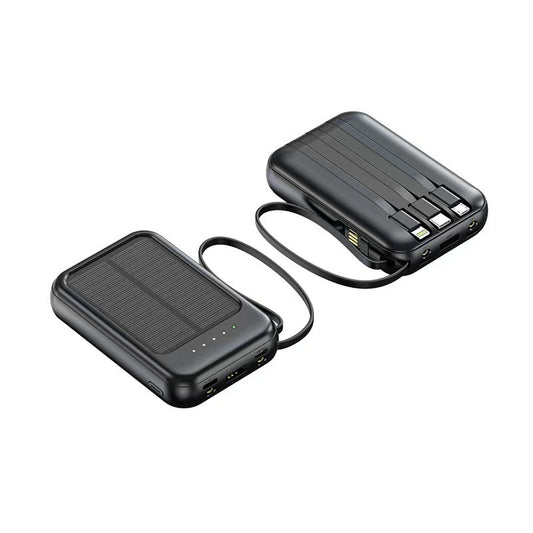 La mini banque d'alimentation solaire avec une alimentation mobile portable de grande capacité de 20 000 mAh
- Mini solar power bank comes with a 20000mAh, portable large capacity mobile power supply
