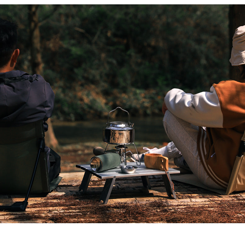Mini table de pique-nique de camping pliable et ultralégère en aluminium, pliable.
- Black Lightweight Portable Folding Ultralight Roll Up Mini Aluminum Picnic,Camping Table.