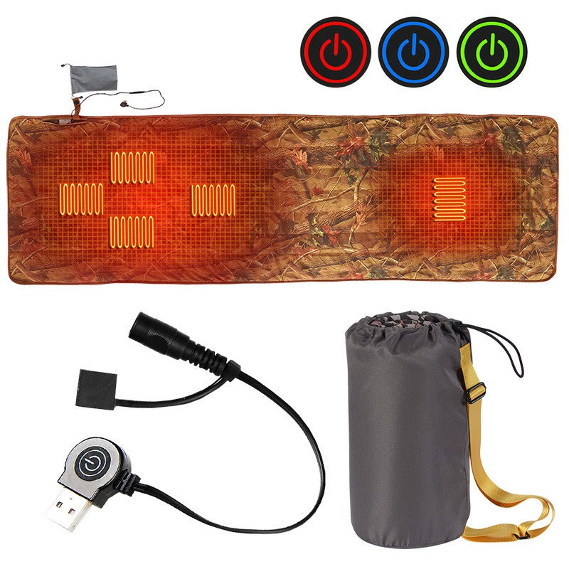 Coussin chauffant portable intelligent pour camping, nouveau modèle, charge USB
- Winter Smart Charging Portable Heating  Camping Thermal Pad, USB charge