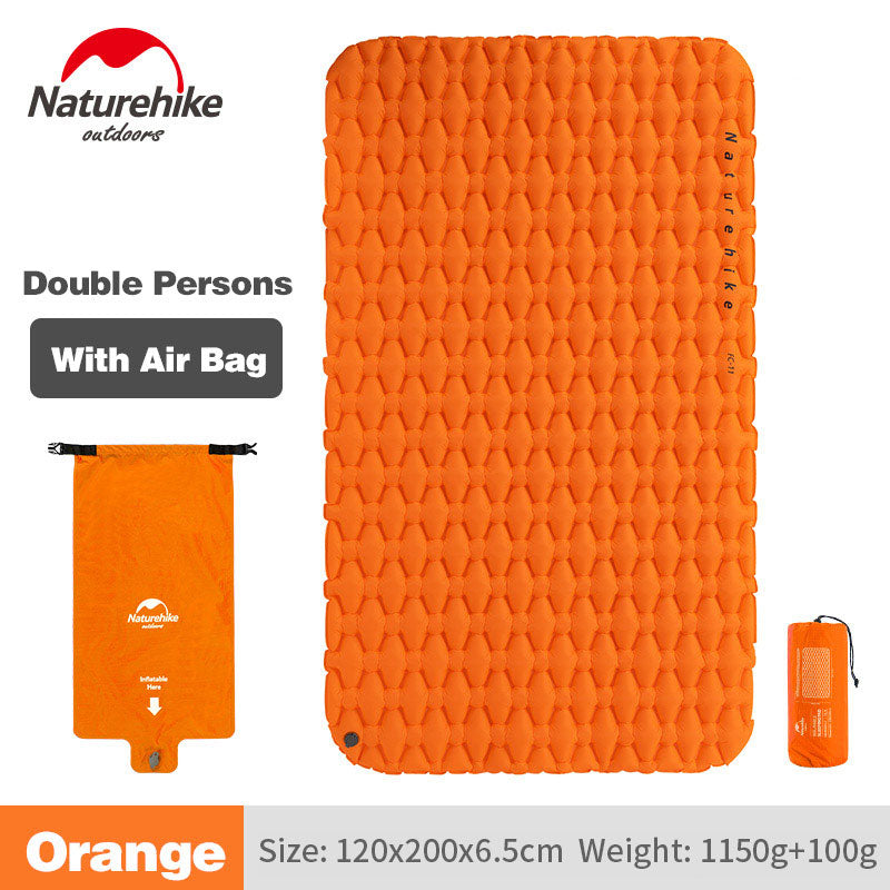 Naturehike, Matelas de Camping Gonflable, Ultra-Léger 
- Naturehike, Ultralight Inflatable Camping Mattress