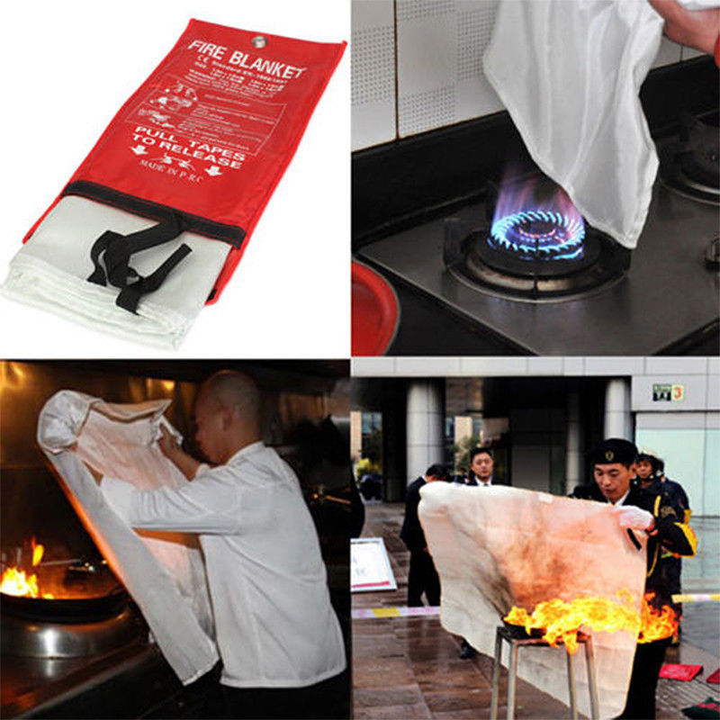 Couverture anti-feu 1x1m Sécurité de survie,d'urgence et d’incendies. Vêtements en fibre de verre 0,45 mm PRE
- Fire Blanket 1x1m Emergency Survival Safety Fires Glass Fiber Clothing 0.45mm PRE