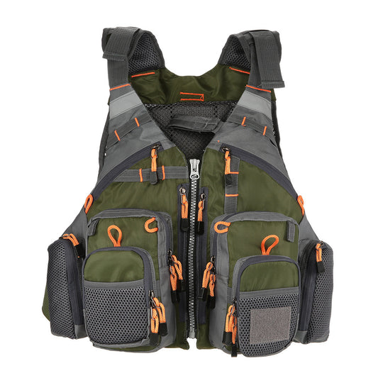 Gilet de sauvetage de pêche de sport en plein air pour hommes, gilet de sauvetage, gilet de sécurité, gilet utilitaire de survie
-Outdoor Sport Fishing Life Vest Men, Life Jacket Safety Waistcoat Survival Utility Vest